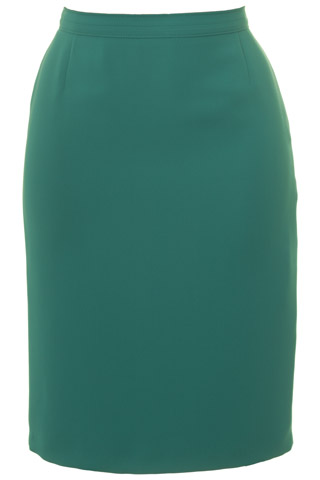 Click for larger image of: Jade Green Pencil Skirt Style: 44350