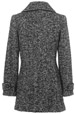 Mouseover to see larger image of: Black and White Coat Style: 44484